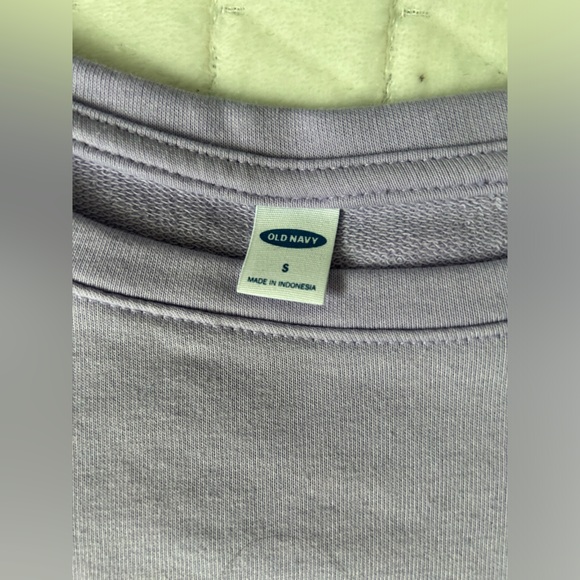 Old Navy | Lavender Lightweight Sweatshirt with Ruffle Detail | Size Small - Picture 9 of 13